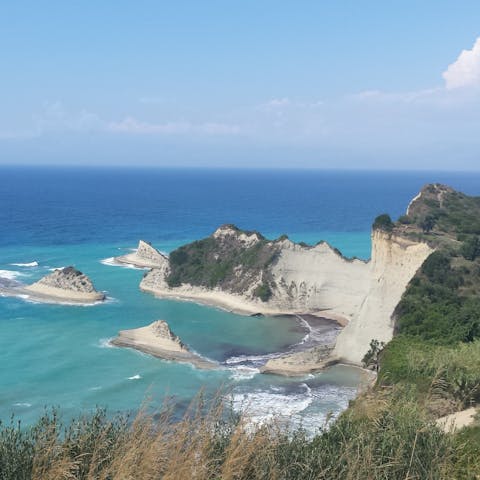 Explore the glittering coastline and rustic Old Town of Corfu