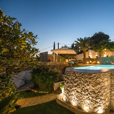 Stretch your legs in the pretty garden