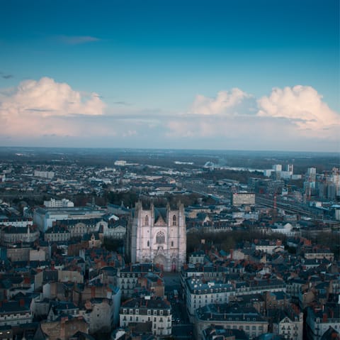 Explore the historic architecture of Nantes, France's sixth largest city