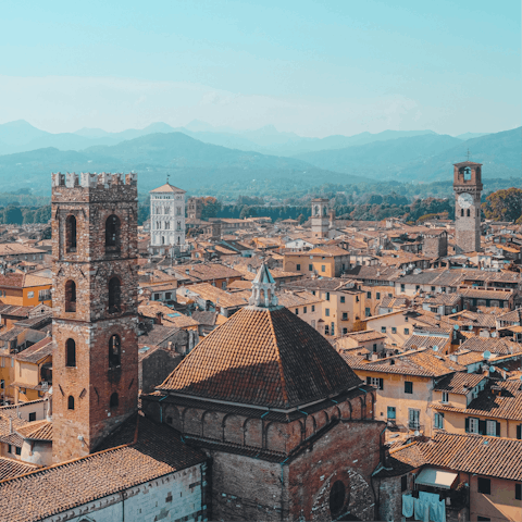 Discover historic Lucca, perfect for day trips