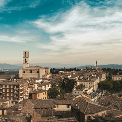 Stroll the cobblestone streets of historic Perugia