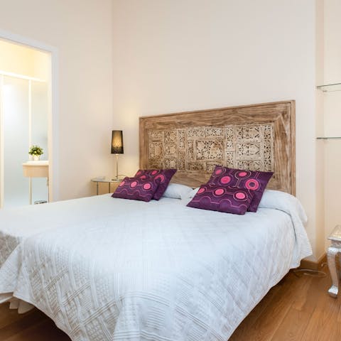 Have a good night's rest in the comfy bedrooms