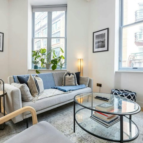 Relax on the sofa in front of your favourite TV show