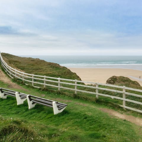 Hike the rugged North Cornwall coastal paths