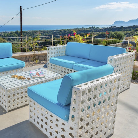 Have sundowner cocktails on one of the outdoor seating areas