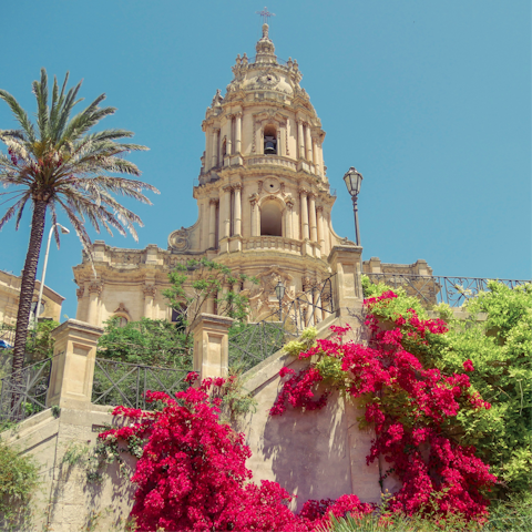 Admire Modica's Baroque buildings, a short drive away