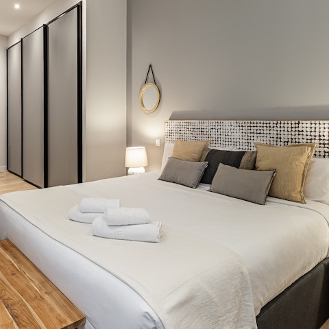 Curl up in the cosy master suite with a good book