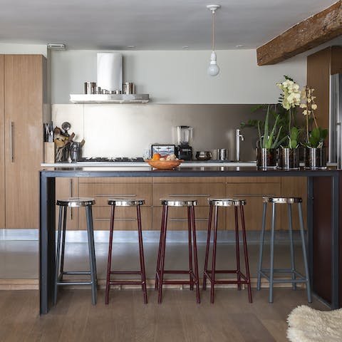 Pull up a stool for the first coffee of the day