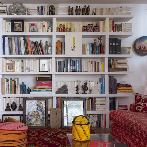 Select a book from the library