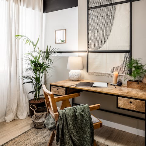 Shut the door on your quiet office and work remotely from sunny Madrid
