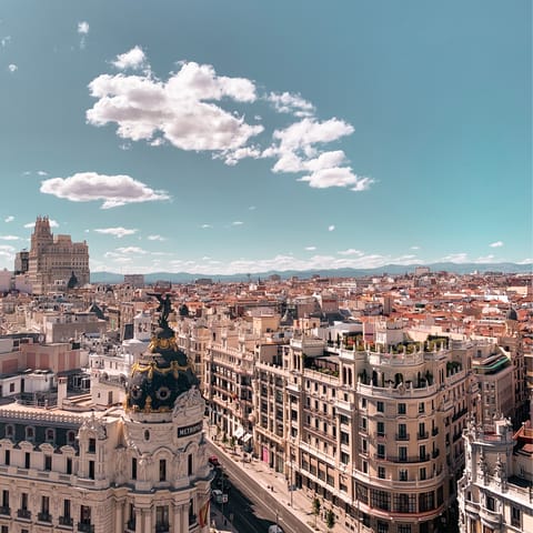 Stay in Madrid's residential district of Almagro, where fine restaurants await