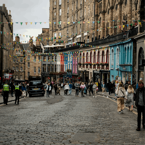 Do some shopping in historic Old Town, within walking distance
