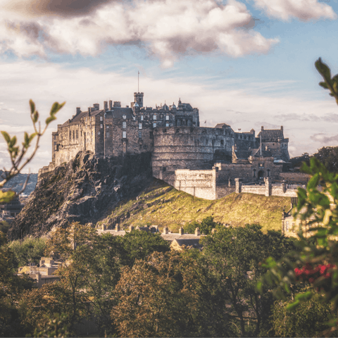 Stay in the heart of Edinburgh, just underneath the castle