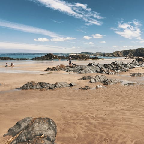 Visit Newquay beach for top-class surfing 