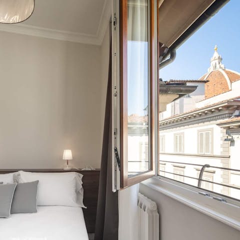 Wake up to views of Brunelleschi's Dome