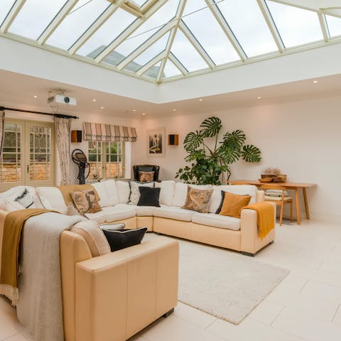 Screen your favourite movie on the projector