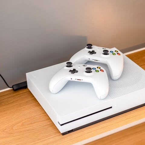 Keep the kids amused with the Xbox and games