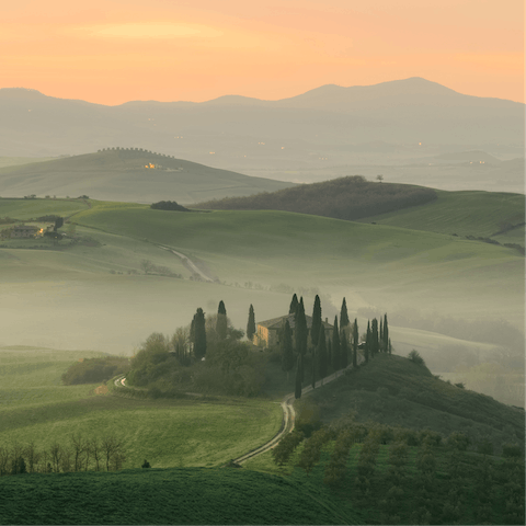 Explore the Tuscan countryside and surrounding villages