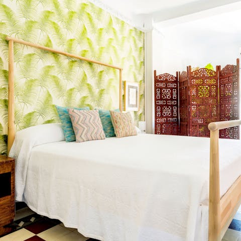 Wake up well-rested in one of the luxurious bedrooms