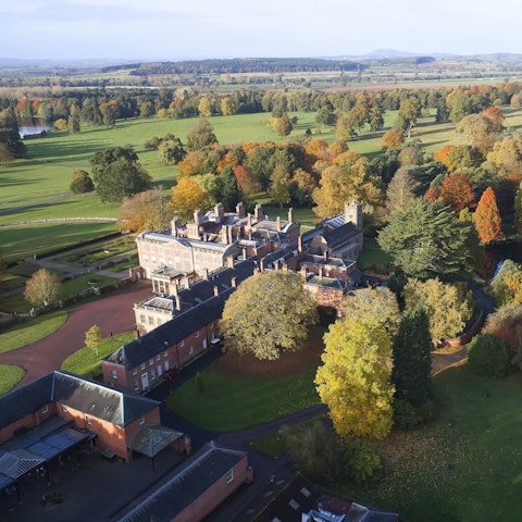Stay in a historic stately home set within landscaped parkland