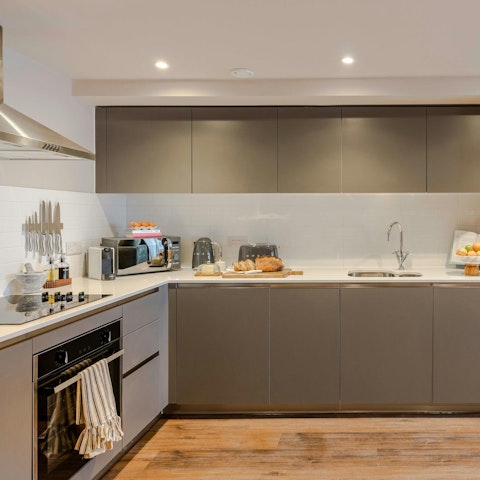 Rustle up home-cooked meals in the large kitchen