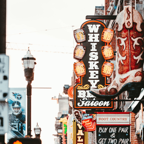 Put on your dancing shoes and explore the heart of Nashville