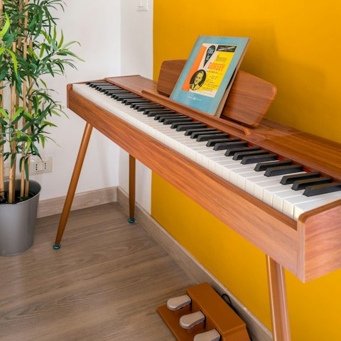 Show off your skills with a rendition or two on the keyboard