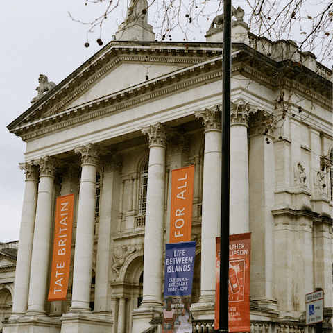 Spend a cultural afternoon at the nearby Tate Britain