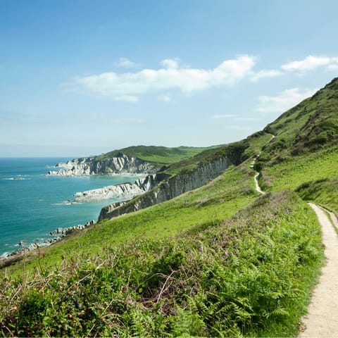 Hike along the stunning South West Coastal Path
